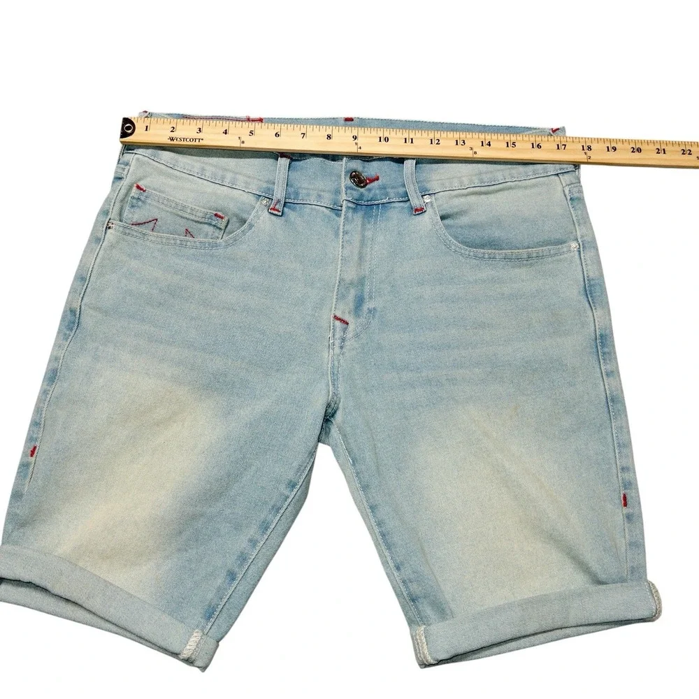 True Religion Roco‎ Skinny Short Mens Size 32 Jort Denim Streetwear Preppy